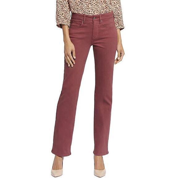 NYDJ Marilyn Straight Stretch Emotion Lift Tuck Jeans 4 Petite - Picture 1 of 11